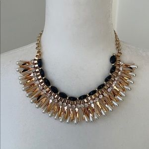 Gold Bib Necklace